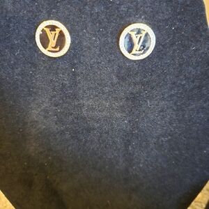 21kgp Dubai Designer Inspired Gold and Silver Earrings